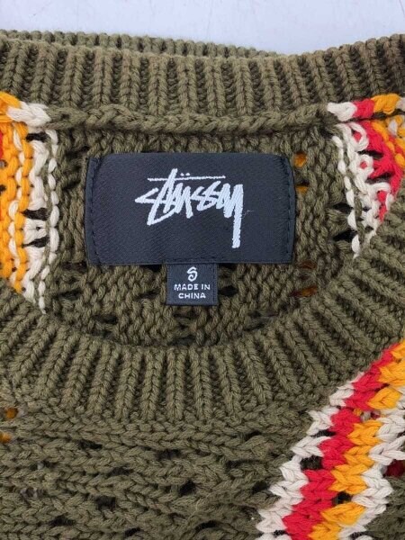 STUSSY(ステューシー) / ニット・セーター(厚手)/S/コットン/KHK 
