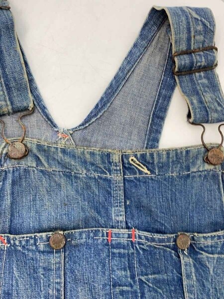 Powr House(パワーハウス) / 40s-50s 工場タグ/VT/Denim Overall/実寸