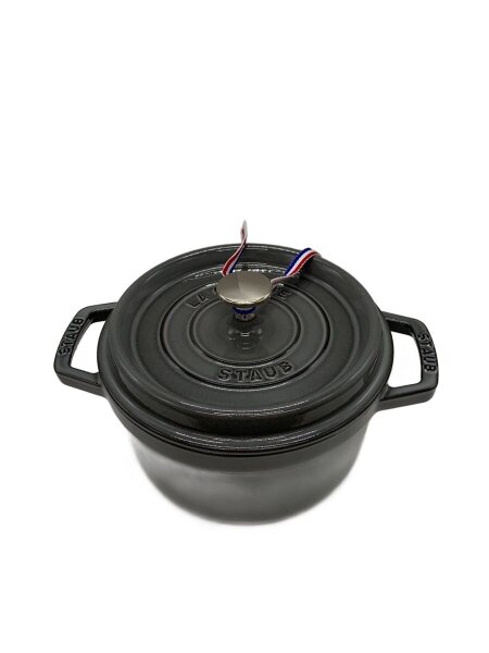 キッチン・食器 STAUB ピコ・ココット ラウンド 20cm ブラック 2.2L