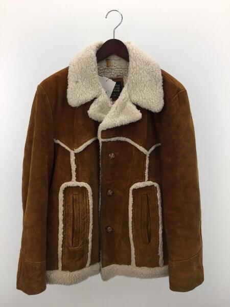 sears(シアーズ) / 70s/スウェードレザーボアジャケット/40/レザー/BRW