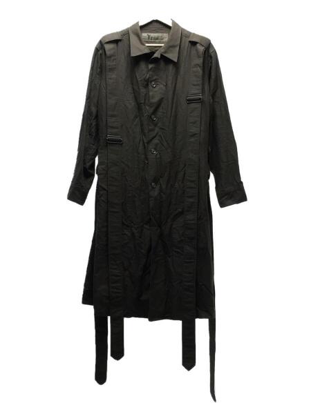 YOHJI YAMAMOTO(ヨウジヤマモト) / コート/2/コットン/BRW/2021SS/YA