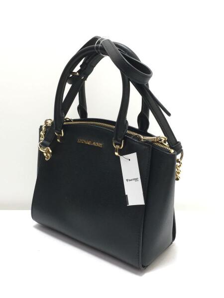 MICHAEL KORS(マイケルコース) / ハンドバッグ/レザー/BLK/無地 