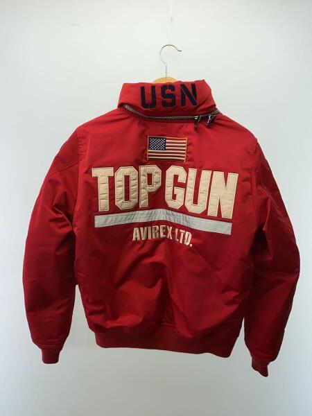 AVIREX / フライトジャケット/M/ポリエステル/RED/6102176 AVIREX(アヴィレックス) / フライトジャケット/M/ポリエステル/RED