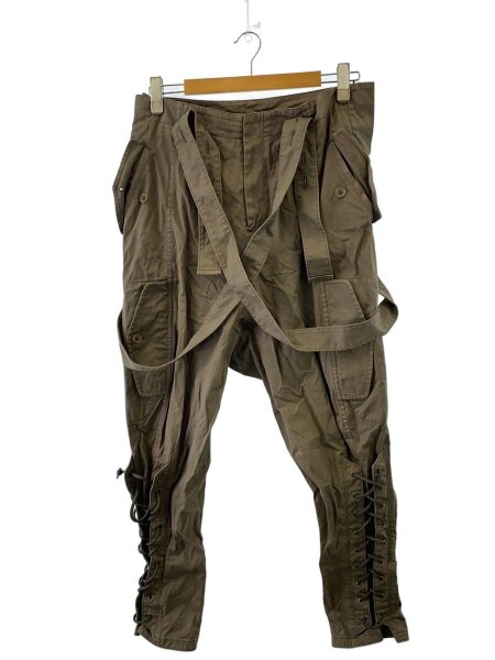 YOHJI YAMAMOTO(ヨウジヤマモト) / ボトム/3/コットン/KHK/無地/HH-P65