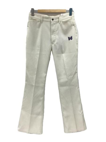 Needles(ニードルズ) / ブーツカットパンツ/S/ポリエステル/WHT