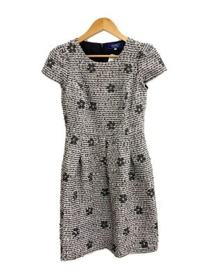 M's GRACY ハート柄 ノースリーブワンピース 38 M'S GRACY エムズ