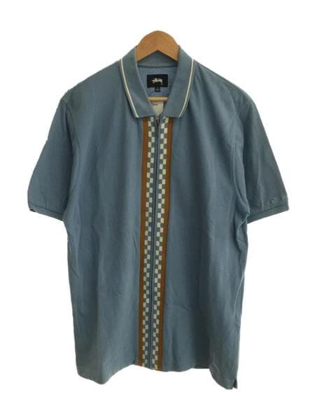 STUSSY(ステューシー) / フルジップポロシャツ/半袖ポロシャツ/L