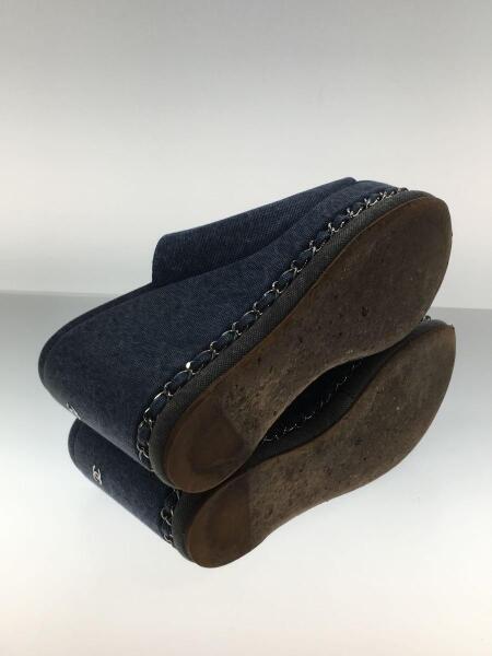 CHANEL(シャネル) / サンダル/デニム/インディゴ/キャンバス/チェーン