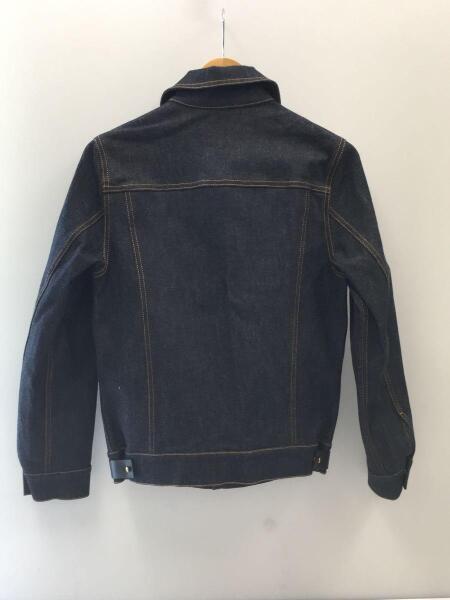 ダンヒル dunhill デニムジャケット Sサイズ dunhill(ダンヒル) / デニムジャケット/オレンジステッチ/スナップ