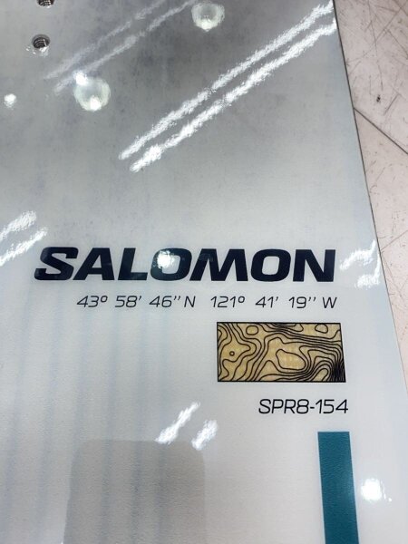 SALOMON　SUPER8 154 中古 salomon(サロモン) / スノーボード/154cm/フリースタイル/ブラック
