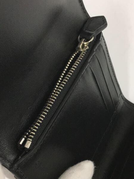 Off White オフホワイト 2つ折り財布 新宿伊勢丹限定 転写 イラスト イタリア製 レザー Blk 総柄 中古品の通販サイト セカンドストリートオンラインストア