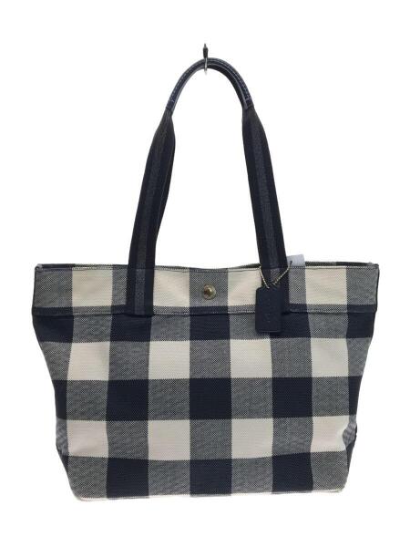 COACH(コーチ) / バッファロートートバッグ/キャンバス/NVY/チェック 