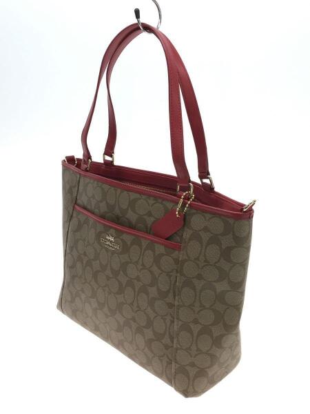 コーチ シグネチャー 2WAYトートバッグ 赤 訳あり格安COACH コーチ 