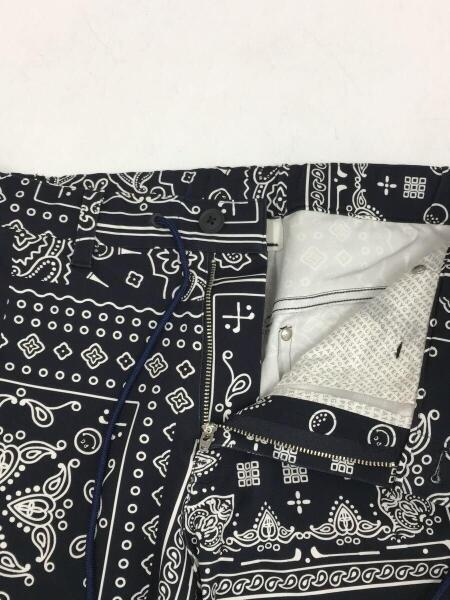 PEARLY GATES ダンボールニットペイズリープリントパンツ