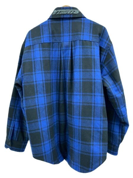 VETEMENTS / 21年/パデット/フランネル/中綿/ジャケット/M/ウール/NVY/チェック/uah21ja101 VETEMENTS(ヴェトモン) / 21年/パデット/フランネル/中綿/ジャケット/M