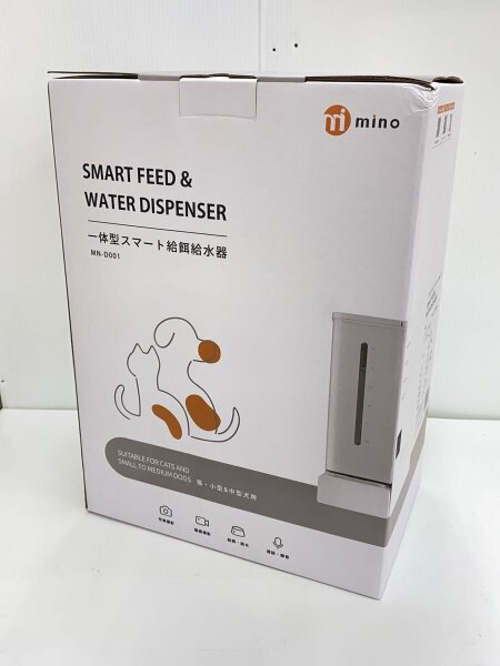 mino 一体型スマート給餌給水器 MN-D001 一体型スマート給餌給水器 |