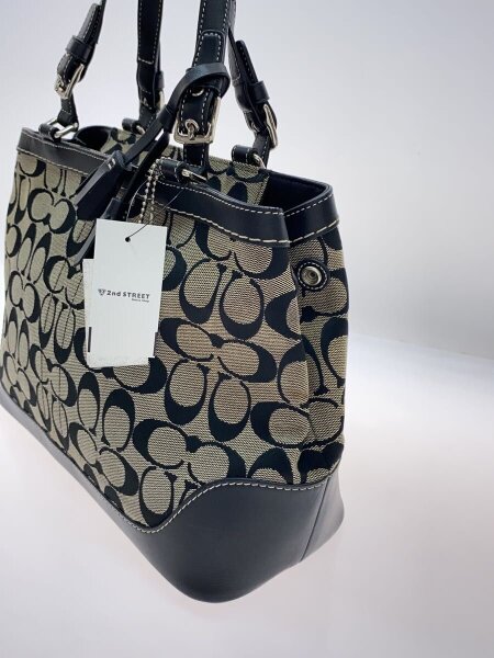 COACH(コーチ) / スモールキャリーオール_シグネチャー_グレー