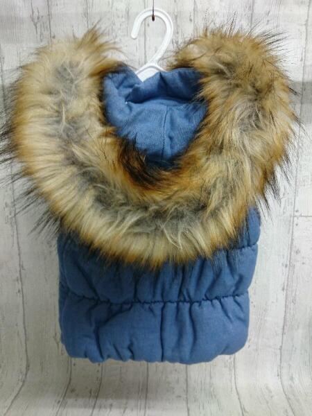 シスタージェニィ　中綿ベスト ☆JENNI（シスタージェニー）・フード付きい中綿ベスト・140・黒 新作