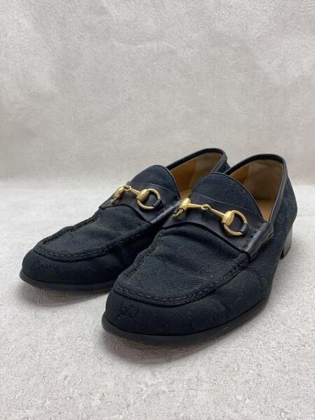 GUCCI(グッチ) / GG柄ビットローファー/42/ブラック/015942 | 中古品の 
