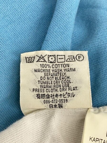 KAPITAL(キャピタル) / 天竺 2TONE BIG T/BONEpt/Tシャツ/FREE 