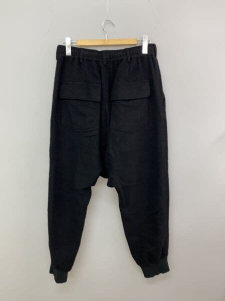 s’yte / ECO WOOL BEAVER SARUEL RIB PANTS/3/ウール/BLK/UU-P19-107 s'yte(サイト) / ECO WOOL BEAVER SARUEL RIB PANTS/3/ウール/BLK/UU