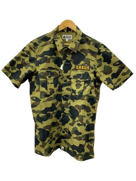 A BATHING APE(アベイシングエイプ) / 1stカモミリタリーシャツ/XL 