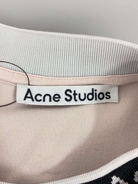 Acne Studios(Acne) / ネックロゴTシャツ/Tシャツ/L/レーヨン/PNK/FN-MN-TSHI000243 Acne Studios(Acne)(アクネストゥディオズ(アクネ)) / ネックロゴT