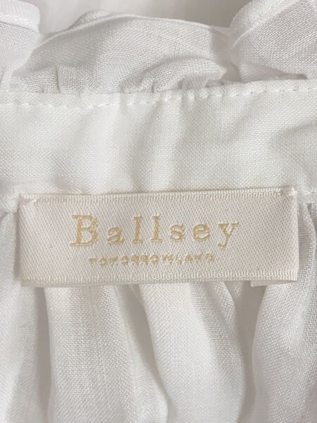 BALLSEY(ボールジィ) / スムースラミーフリルカラーブラウス/25SS/36 