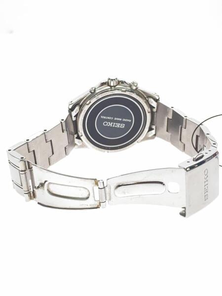SEIKO(セイコー) / ソーラー腕時計/アナログ/ステンレス/NVY/SLV/7822