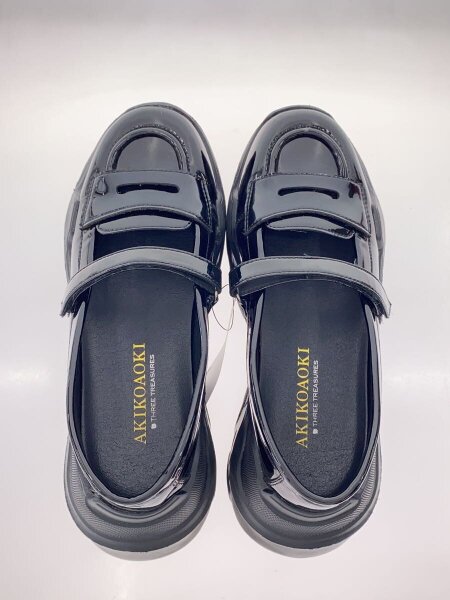 AKIKOAOKI(アキコアオキ) / ローファー/23cm/BLK/エナメル | 中古品の 