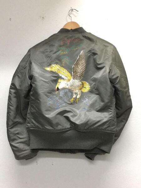 AVIREX(アヴィレックス) / ナイロンジャケット/S/ポリエステル/KHK/MIL