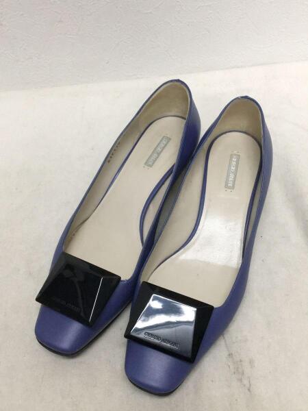 GIORGIO ARMANI(ジョルジオアルマーニ) / パンプス/37.5/BLU/レザー 