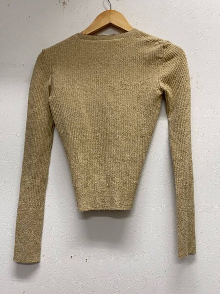 JACQUEMUS / カーディガン(薄手)/34/コットン/BEG/無地/ラ ジレ ヌエ カーディガン JACQUEMUS(ジャックムス) / カーディガン(薄手)/34/コットン/BEG/無地