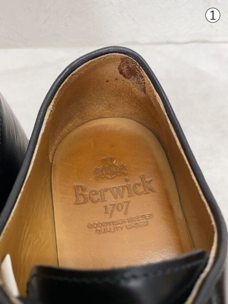 Berwick(バーウィック) / ドレスシューズ/26cm/BLK/レザー/4406