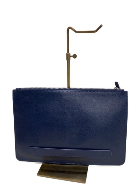 FURLA(フルラ) / クラッチバッグ/レザー/NVY | 中古品の販売・通販なら 