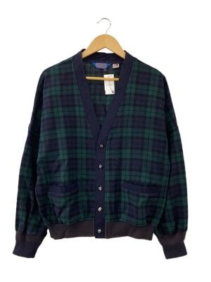 70年代 PENDLETON ウールカーディガン グランジ L 70s PENDLETONペン 