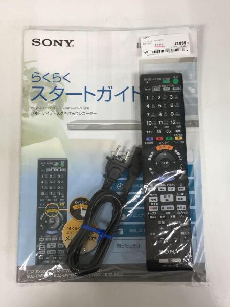SONY ブルーレイ BDZ-EW500 中古 リモコン 取説付き BDZ-EW500 SONY