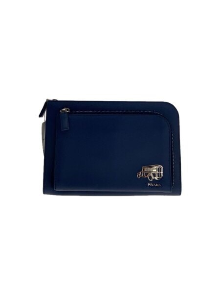 PRADA(プラダ) / サフィアーノ/セカンドバッグ/レザー/ブルー// | 中古 
