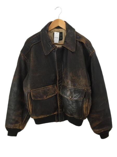 AVIREX(アヴィレックス) / フライトジャケット/S/レザー/ブラウン/無地