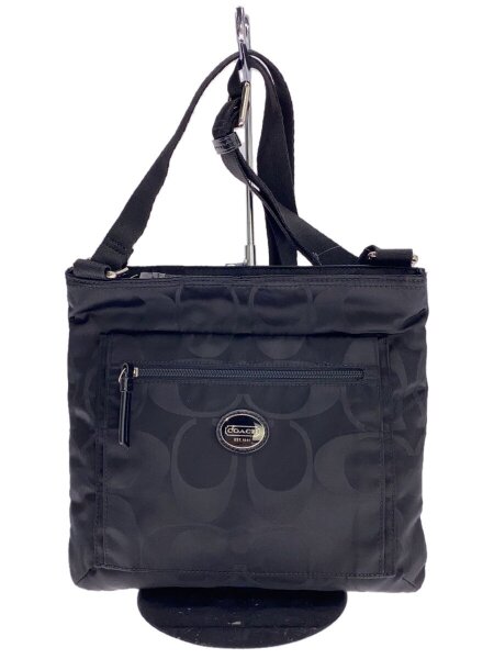 COACH(コーチ) / ショルダーバッグ/ナイロン/BLK/総柄//シグネチャー