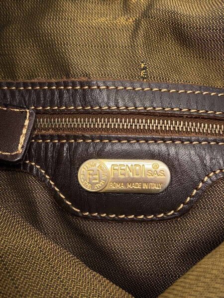 FENDI(フェンディ) / ワンショルダーバッグ/キャンバス/BRW/ズッカ柄/V 