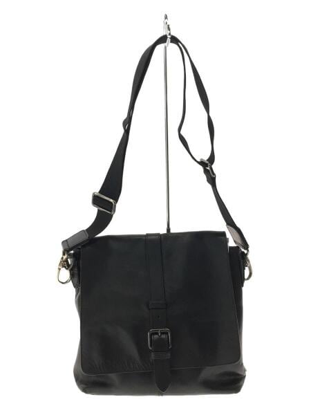 FURLA(フルラ) / UOMO/ショルダーバッグ/レザー/BLK/無地 | 中古品の 