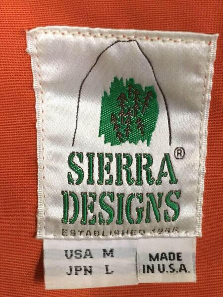 SIERRA DESIGNS◆マウンテンパーカ/L/コットン/KHK/CP17S0072620110/アウトドア SIERRA DESIGNS シエラデザインズ ジャケット メンズ マウンテン