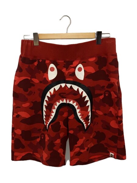 A Bathing Ape カモフラージュ ショートパンツ Mサイズ エイプ 赤