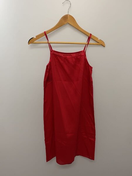 LANVIN COLLECTION / ノースリーブワンピース/38/--/RED/無地/2045363 LANVIN COLLECTION(ランバンコレクション) / ノースリーブワンピース