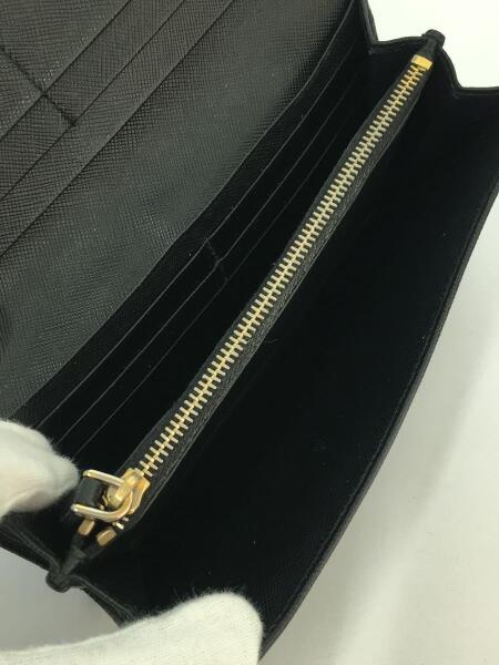 PRADA(プラダ) / 角スレ有/長財布/レザー/BLK/無地/レディース | 中古
