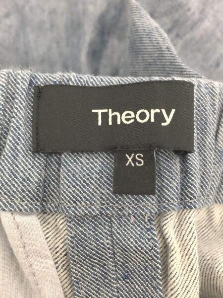 theory(セオリー) / ワイドパンツ/XS/リネン/BLU/01-1106425-790-900  