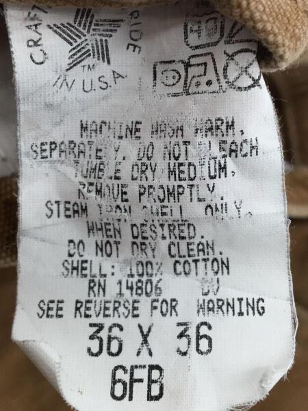 Carhartt(カーハート) / オーバーオール/36/コットン/CML/無地/6FB