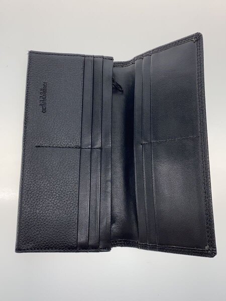 KANSAI YAMAMOTO カンサイヤマモト 長財布 レザー BLK 無地 メンズ 中古品の販売・通販なら
