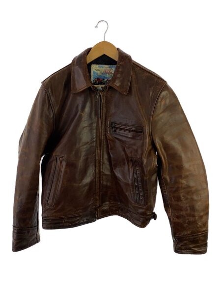 AERO LEATHER(エアロレザー) / シングルライダースジャケット/38/馬革